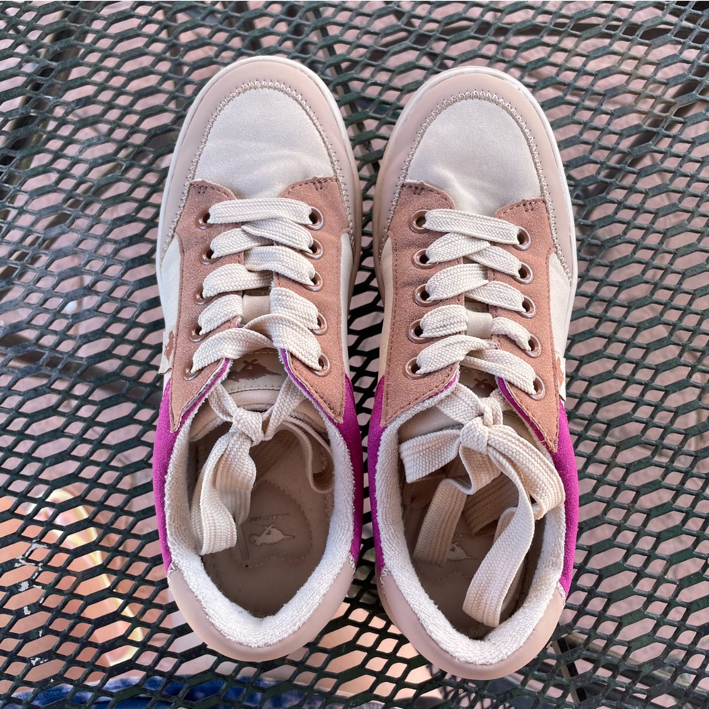 Rocket Dog | Flame Cream Color Block Platform Sneaker - Picture 3 of 11